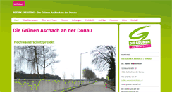 Desktop Screenshot of gruene.aschach.at
