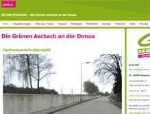 Tablet Screenshot of gruene.aschach.at